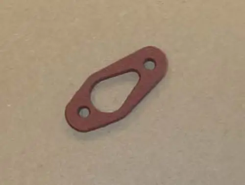 Dichtung in Rot für eine Z-I-Elektrode, hergestellt von Remeha, auf neutralem Hintergrund.